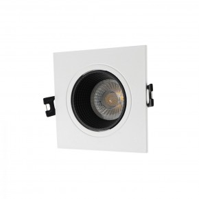 DK3071-WH+BK Встраиваемый светильник, IP 20, 10 Вт, GU5.3, LED, белый/черный, пластик в Серове - serov.ok-mebel.com | фото