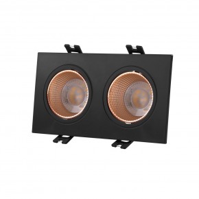 DK3072-BBR Встраиваемый светильник, IP 20, 10 Вт, GU5.3, LED, черный/бронзовый, пластик в Серове - serov.ok-mebel.com | фото
