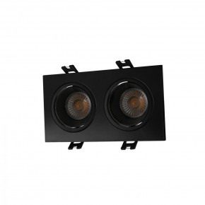 DK3072-BK Встраиваемый светильник, IP 20, 10 Вт, GU5.3, LED, черный/черный, пластик в Серове - serov.ok-mebel.com | фото