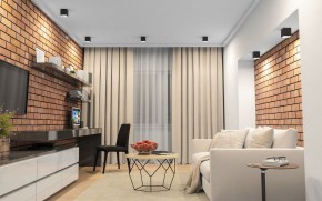 DK3080-BW+BK Светильник накладной IP 20, 10 Вт, GU5.3, LED, черно-белый/черный, пластик в Серове - serov.ok-mebel.com | фото 2