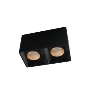 DK3085-BK+BR Светильник накладной IP 20, 10 Вт, GU5.3, LED, черный/бронзовый, пластик в Серове - serov.ok-mebel.com | фото