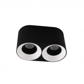 DK3096-BW+BK Светильник накладной IP 20, 10 Вт, GU5.3, LED, черно-белый/черный, пластик в Серове - serov.ok-mebel.com | фото