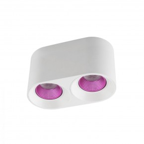 DK3096-WH+PI Светильник накладной IP 20, 10 Вт, GU5.3, LED, белый/розовый, пластик в Серове - serov.ok-mebel.com | фото