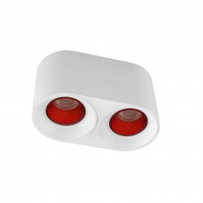 DK3096-WH+RD Светильник накладной IP 20, 10 Вт, GU5.3, LED, белый/красный, пластик в Серове - serov.ok-mebel.com | фото