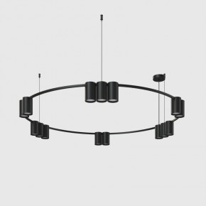 DK4067-BK Подвесной светильник ORBIT, IP20, 15xGU10 LED до 15 Вт, черный матовый, алюминий в Серове - serov.ok-mebel.com | фото 2
