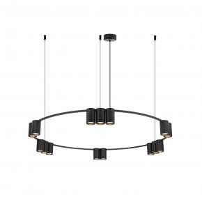 DK4067-BK Подвесной светильник ORBIT, IP20, 15xGU10 LED до 15 Вт, черный матовый, алюминий в Серове - serov.ok-mebel.com | фото 3