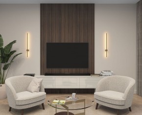 DK5012-SG Бра 800 мм, 3000К, IP20,7 Вт, матовое золото в Серове - serov.ok-mebel.com | фото 5