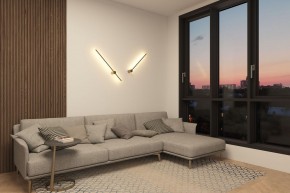 DK5012-SG Бра 800 мм, 3000К, IP20,7 Вт, матовое золото в Серове - serov.ok-mebel.com | фото 7