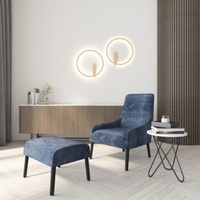 DK5035-SG Бра ROUND со светодиодом, IP20, 24W, 3000/4000/6500K, матовое золото, алюминий в Серове - serov.ok-mebel.com | фото 7