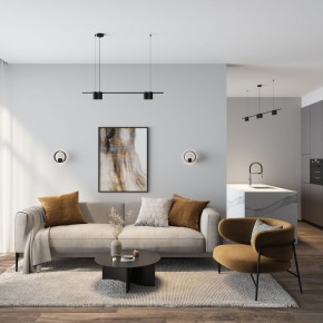 DK5060-BK Бра ORBIT, IP20, 3000К, LED, 10 Вт, черный матовый, алюминий в Серове - serov.ok-mebel.com | фото 6