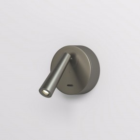 DK5072-DN Бра SHINE WALL со светодиодом, D104*H68, IP20, 3000К, 3W, RA?90, темный никель, алюминий в Серове - serov.ok-mebel.com | фото