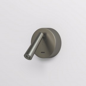 DK5072-DN Бра SHINE WALL со светодиодом, D104*H68, IP20, 3000К, 3W, RA?90, темный никель, алюминий в Серове - serov.ok-mebel.com | фото 2