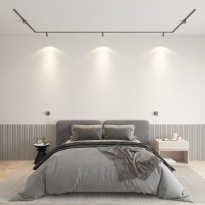 DK5072-DN Бра SHINE WALL со светодиодом, D104*H68, IP20, 3000К, 3W, RA?90, темный никель, алюминий в Серове - serov.ok-mebel.com | фото 4