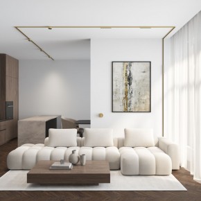 DK5072-SB Бра SHINE WALL со светодиодом, D104*H68, IP20, 3000К, 3W, RA?90, сатинированная латунь, алюминий в Серове - serov.ok-mebel.com | фото 6