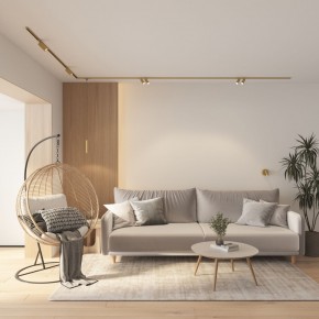DK5072-SB Бра SHINE WALL со светодиодом, D104*H68, IP20, 3000К, 3W, RA?90, сатинированная латунь, алюминий в Серове - serov.ok-mebel.com | фото 8