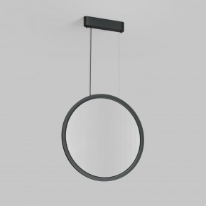 DK6606-BK Подвесной вертикальный светильник Veil со светодиодом H1700 d600 220V 48W 3000-6000K IP20 черный алюминий в Серове - serov.ok-mebel.com | фото 2