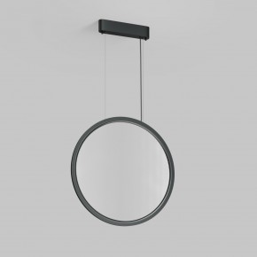 DK6606-BK Подвесной вертикальный светильник Veil со светодиодом H1700 d600 220V 48W 3000-6000K IP20 черный алюминий в Серове - serov.ok-mebel.com | фото 4