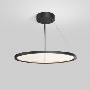 DK6616-BK Подвесной горизонтальный светильник Veil со светодиодом H900 d600 220V 48W 3000-6000K IP20 черный алюминий в Серове - serov.ok-mebel.com | фото