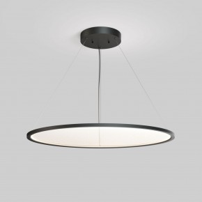 DK6620-BK Подвесной горизонтальный светильник Veil со светодиодом H900 d1000 220V 82W 3000-6000K IP20 черный алюминий в Серове - serov.ok-mebel.com | фото