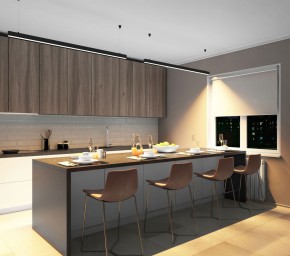 DK9153-BK Линейный светильник 42W 1500mm 3000K, черный в Серове - serov.ok-mebel.com | фото 7