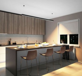 DK9203-BK Линейный светильник 52W 2000mm 3000K, черный в Серове - serov.ok-mebel.com | фото 5