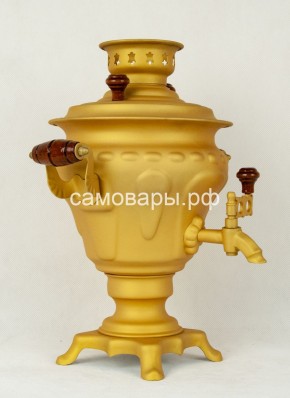 Электрический самовар "Русское золото" матовая груша на 2 литра (Ограниченная серия) в Серове - serov.ok-mebel.com | фото 3