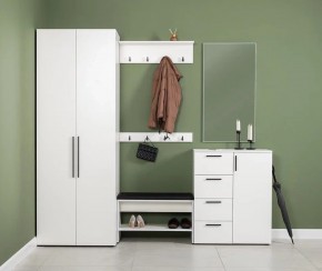 ЭЙР прихожая (модульная) Белый Шагрень в Серове - serov.ok-mebel.com | фото