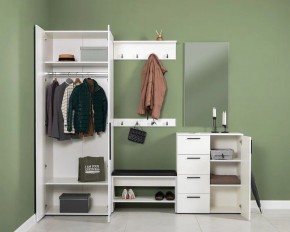 ЭЙР прихожая (модульная) Белый Шагрень в Серове - serov.ok-mebel.com | фото 2