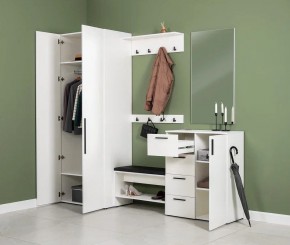 ЭЙР прихожая (модульная) Белый Шагрень в Серове - serov.ok-mebel.com | фото 27