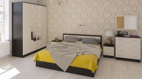 Фиеста Кровать 1800, цвет венге/дуб лоредо, ШхГхВ 183,5х203,5х80 см., сп.м. 1800х2000 мм., без матраса, основание есть в Серове - serov.ok-mebel.com | фото 5