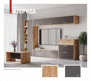 ФЛОРИДА Гостиная (модульная) дуб золотой/графит в Серове - serov.ok-mebel.com | фото