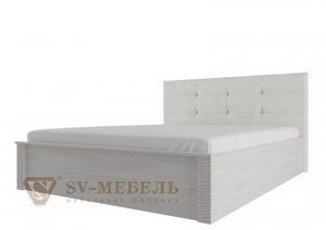 Кровать 1400 двойная (универсальная) с мягким изголовьем Гамма 20 в Серове - serov.ok-mebel.com | фото 2