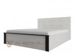 Кровать 1400 двойная (универсальная) с мягким изголовьем Гамма 20 в Серове - serov.ok-mebel.com | фото 1