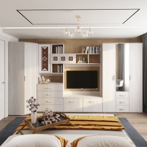 Гостиная Белла (модульная) ясень белый в Серове - serov.ok-mebel.com | фото