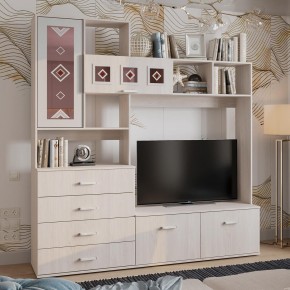 Гостиная Белла (модульная) ясень белый в Серове - serov.ok-mebel.com | фото 15