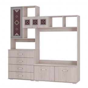 Гостиная Белла (модульная) ясень белый в Серове - serov.ok-mebel.com | фото 2