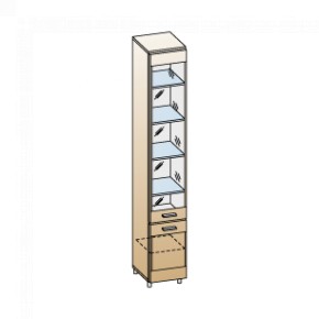 Гостиная Камелия Композиция 1 (Гикори Джексон светлый) в Серове - serov.ok-mebel.com | фото 3