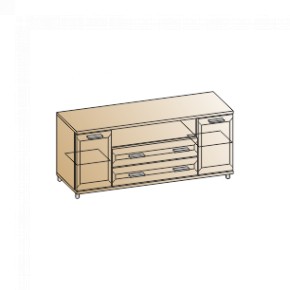Гостиная Мелисса Композиция 1 (Гикори Джексон светлый) в Серове - serov.ok-mebel.com | фото 4
