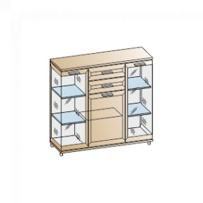 Гостиная Мелисса Композиция 7 (Ясень Асахи) в Серове - serov.ok-mebel.com | фото 9
