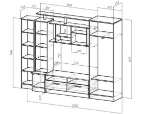 ОСКАР Гостиная (Венге/Анкор светлый) в Серове - serov.ok-mebel.com | фото 2