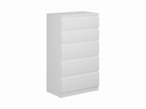 Комод КАСТОР с пятью ящиками, цвет белый в Серове - serov.ok-mebel.com | фото