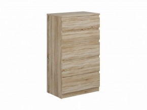 Комод КАСТОР с пятью ящиками, цвет Дуб Сонома в Серове - serov.ok-mebel.com | фото