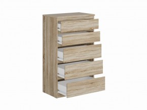 Комод КАСТОР с пятью ящиками, цвет Дуб Сонома в Серове - serov.ok-mebel.com | фото 2