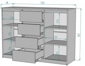 Комод Мальта K118 в Серове - serov.ok-mebel.com | фото 2