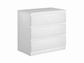 Комод МАЛЬТА с тремя выдвижными ящиками, цвет белый в Серове - serov.ok-mebel.com | фото
