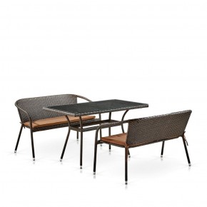 Комплект мебели из иск. ротанга T286A/S139A-W53 Brown в Серове - serov.ok-mebel.com | фото 2