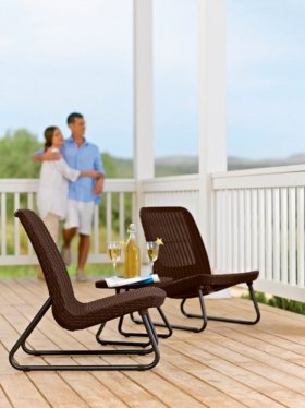 Комплект мебель Рио Патио (Rio Patio set) виски-коричневый в Серове - serov.ok-mebel.com | фото 3