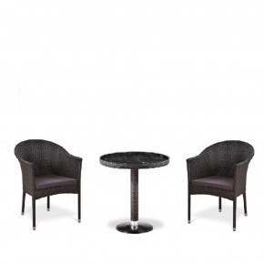 Комплект плетеной мебели T601/Y350A-W53 Brown (2+1) в Серове - serov.ok-mebel.com | фото 1
