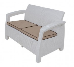 Комплект уличной мебели Yalta Premium Terrace Set (Ялта) белый (+подушки под спину) в Серове - serov.ok-mebel.com | фото 2
