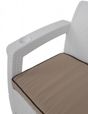 Комплект уличной мебели Yalta Premium Terrace Set (Ялта) белый (+подушки под спину) в Серове - serov.ok-mebel.com | фото 5
